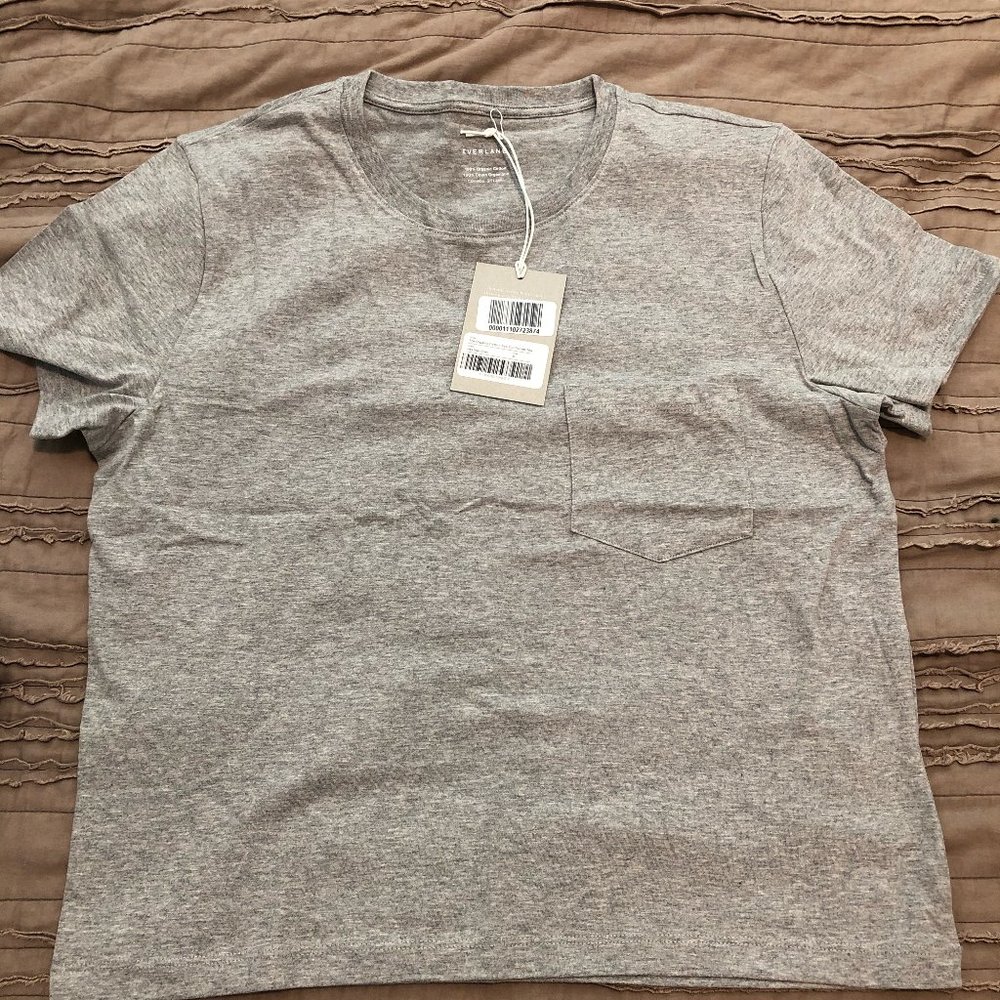 NEW! Everlane Boxy Tee in Gray - M